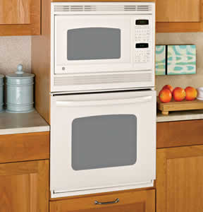 GE JKP90CMCC Built-In Double Microwave/Thermal Wall Oven