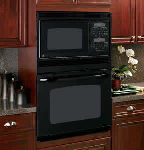 GE JTP90BMBB Built-In Double Microwave/Thermal Wall Oven