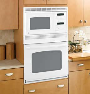 GE JTP90WMWW Built-In Double Microwave/Thermal Wall Oven