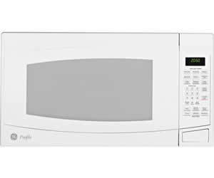 GE PEB2060DMWW Profile Countertop Microwave Oven