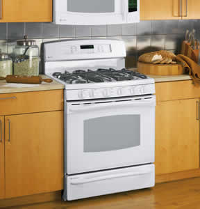 GE PGB918DEMWW Profile Free-Standing Double Oven Range