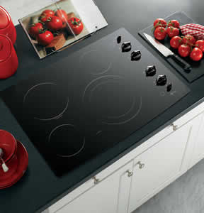 GE PP912BMBB Profile Built-In CleanDesign Electric Cooktop