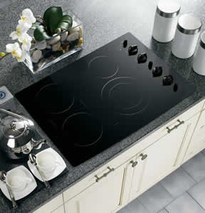 GE PP932BMBB Profile Built-In CleanDesign Electric Cooktop