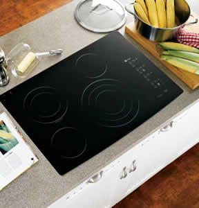 GE PP945BMBB Profile Built-In CleanDesign Electric Cooktop