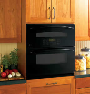 GE PT925DNBB Profile Built-In Single/Double Convection Wall Oven