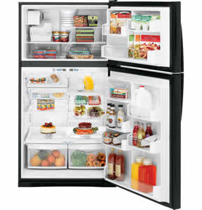 GE PTS25LHSBB Profile Top-Freezer Refrigerator