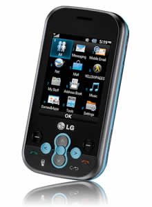 LG Neon GT365 Aqua Cell Phone