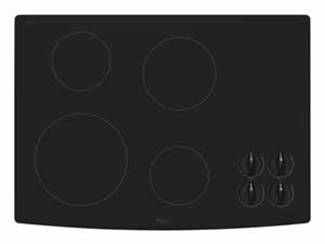 Whirlpool RCC3024RB Electric Ceramic Glass Cooktop