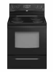 Whirlpool RF264LXSB Self-Cleaning Freestanding Electric High-Speed Coil Range