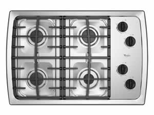 Whirlpool SCS3017RS Gas Cooktop